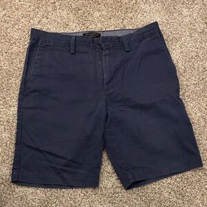 Banana Republic Dark Blue Men's Flat Front Shorts